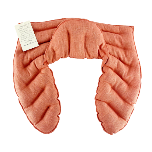 Selki Shoulder Pack - ECO Enzyme Dyed Linen Linseed Filled Over the Shoulder Hot/Cold Pack