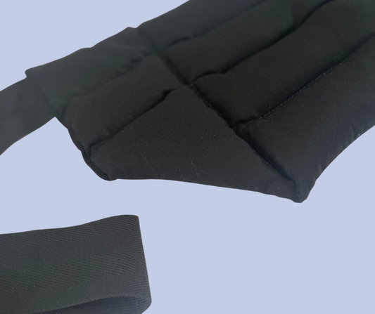 Selkibelt heat pad, Everyday Freedom Collection in Black Cotton