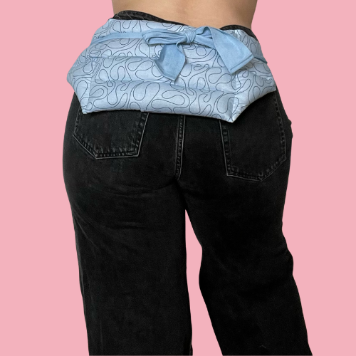 Selkibelt heat pad, Everyday Freedom Collection in Black Cotton