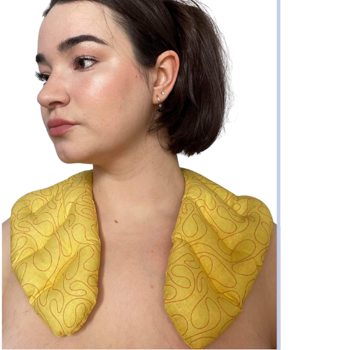 Shoulder and Chest Soothing Heat-Pad, Everyday Freedom collection in Patterned Cottons