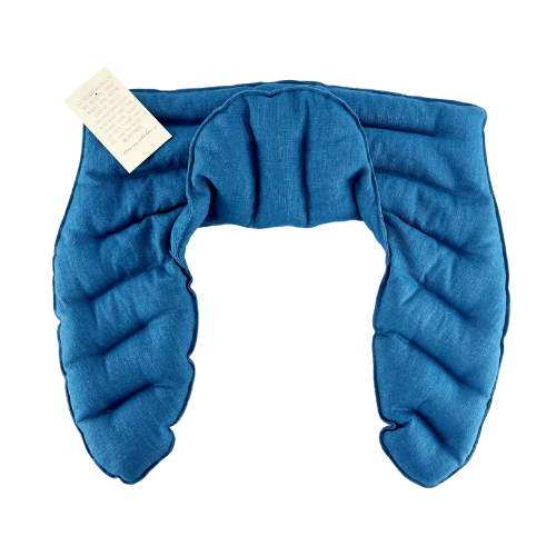 Selki Shoulder Pack - ECO Enzyme Dyed Linen Linseed Filled Over the Shoulder Hot/Cold Pack
