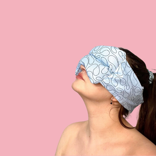 Migraine Soothing Hot or Cold Everyday Freedom Eye-Mask in Mixed Cotton